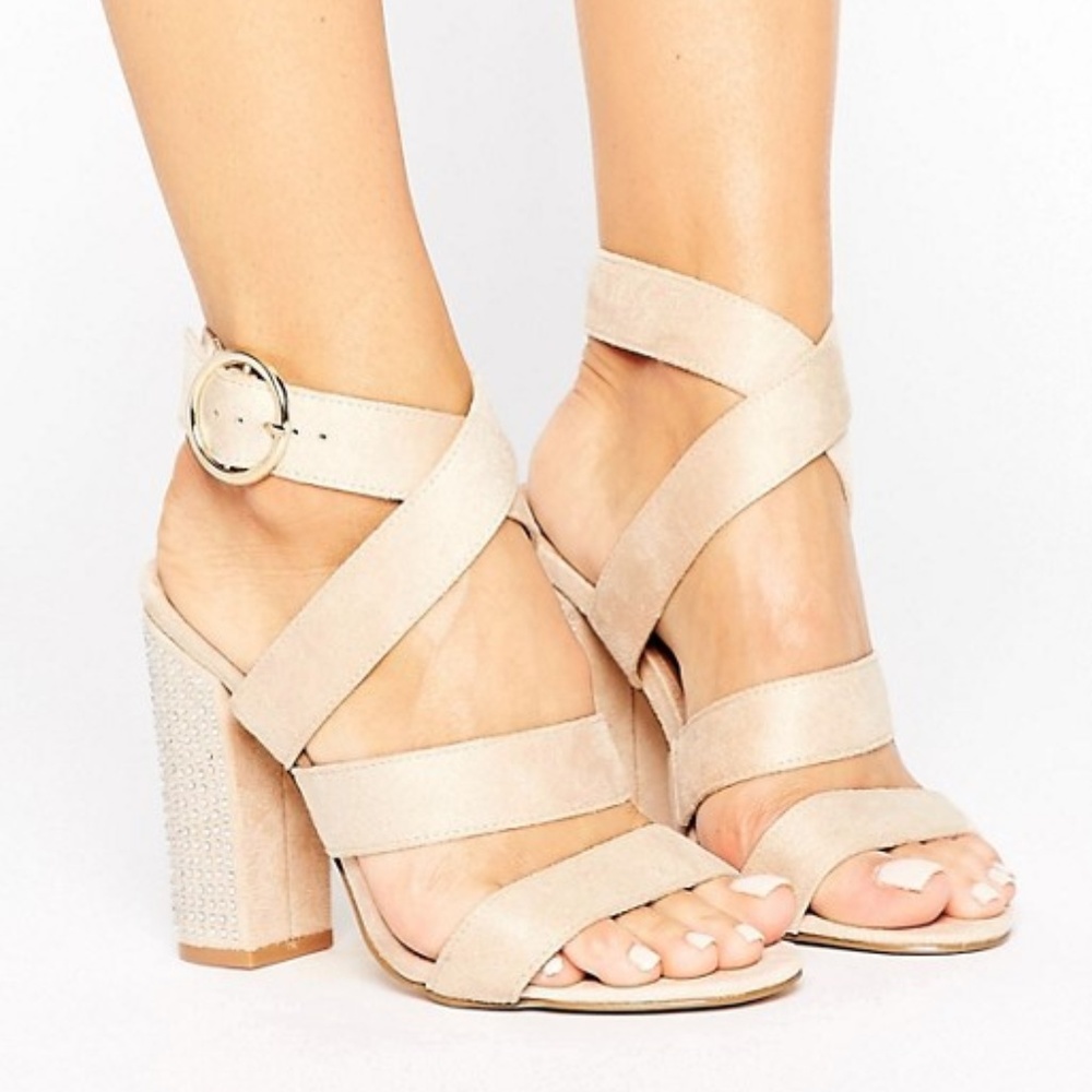 Truffle Collection Strappy Block Heel Sandal